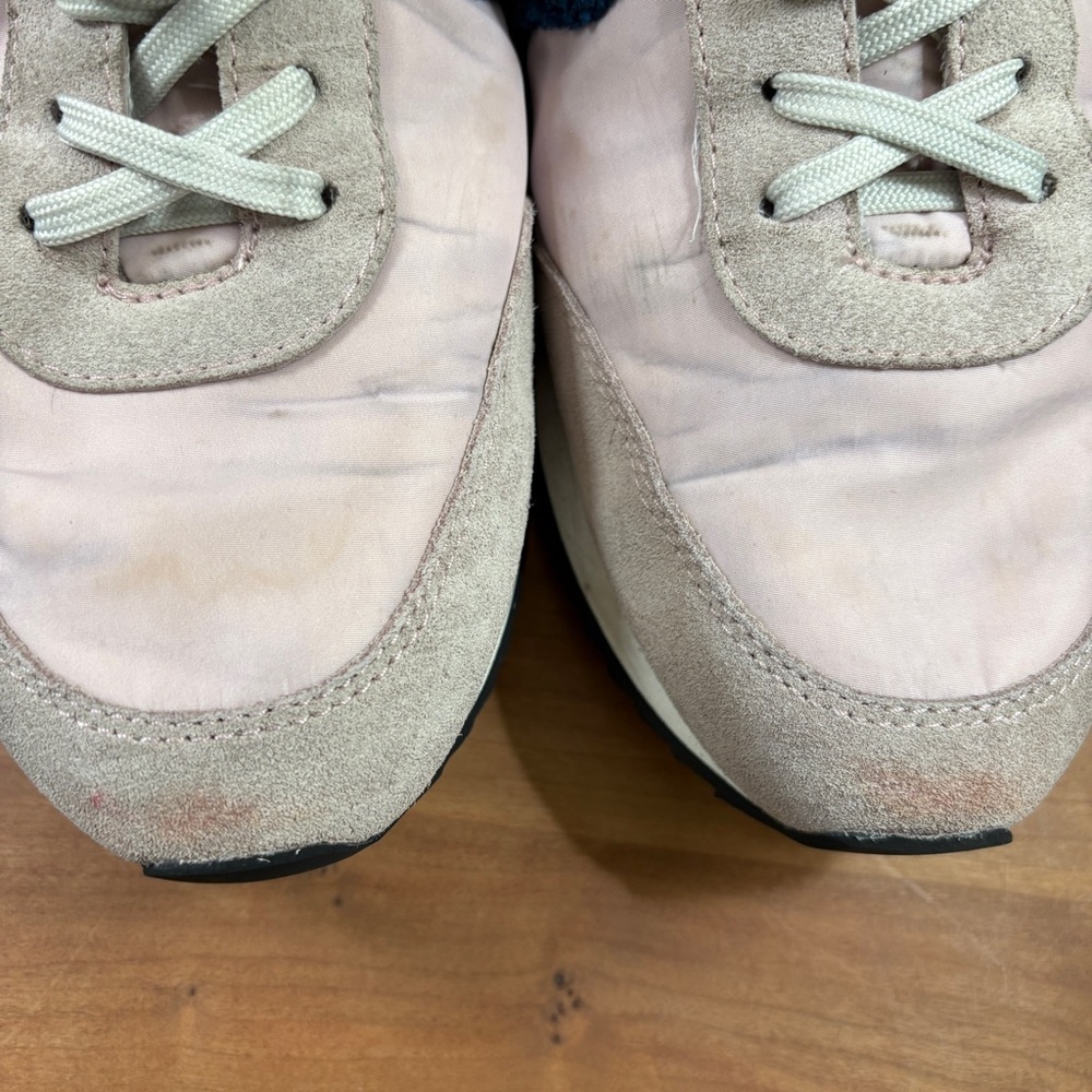 Rag & Bone NY Retro Runner Lace Up Sneakers Pink & Blue Suede, Womens size 41 - Picture 12 of 15